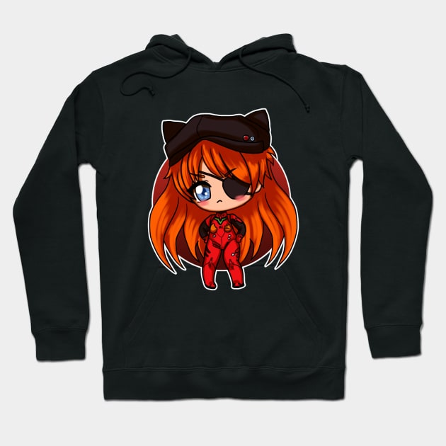 Asuka kawaii Hoodie by ekkimu